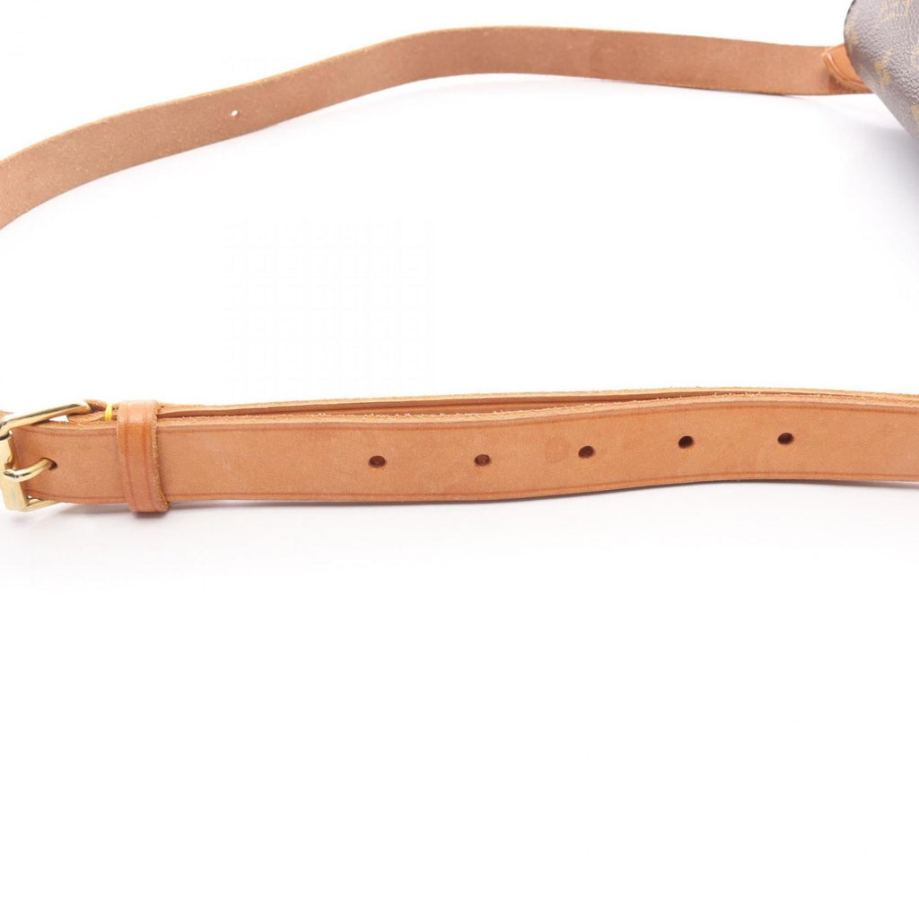 Louis Vuitton Brown Monogram Leather Shoulder Bag