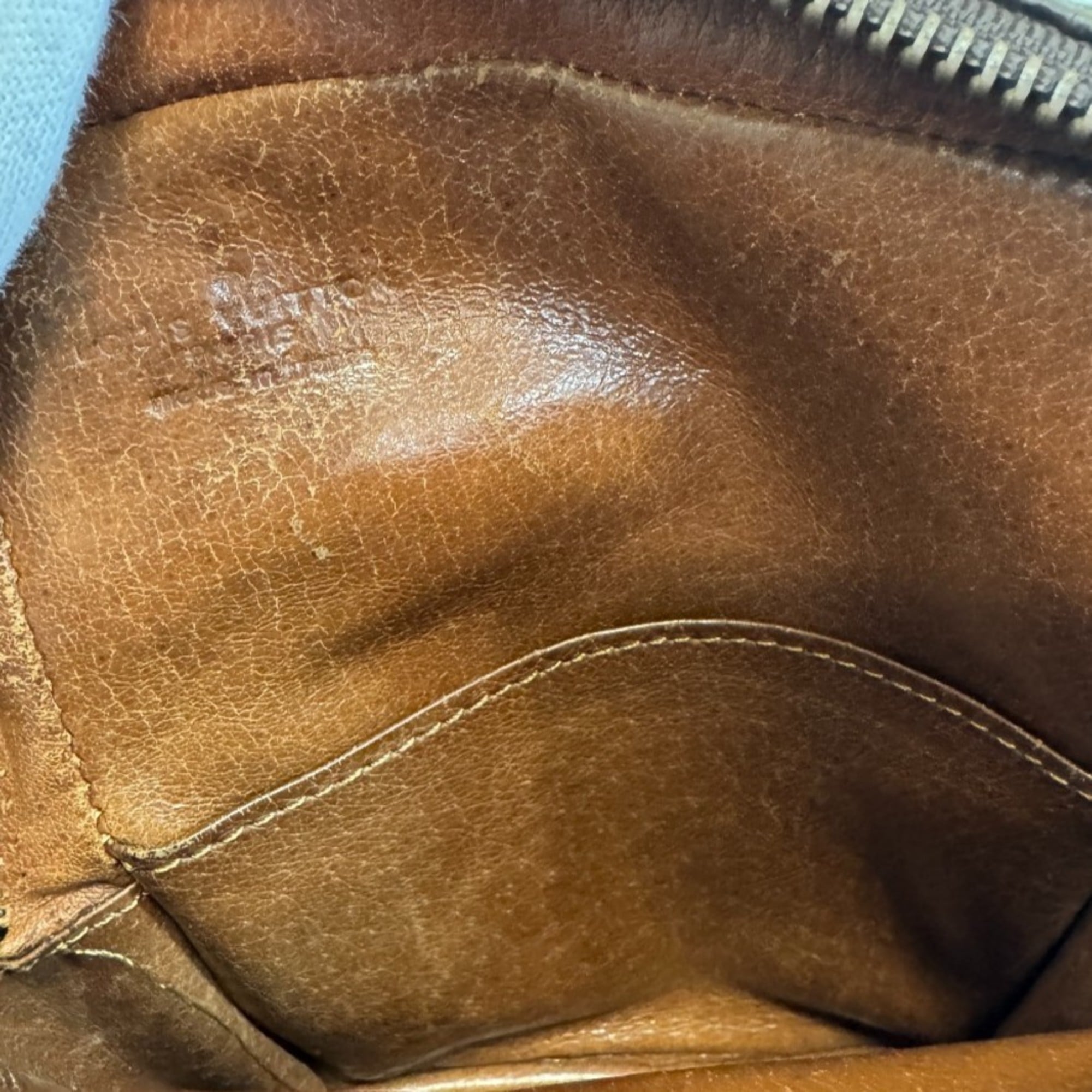 Louis Vuitton Brown Monogram Leather Shoulder Bag