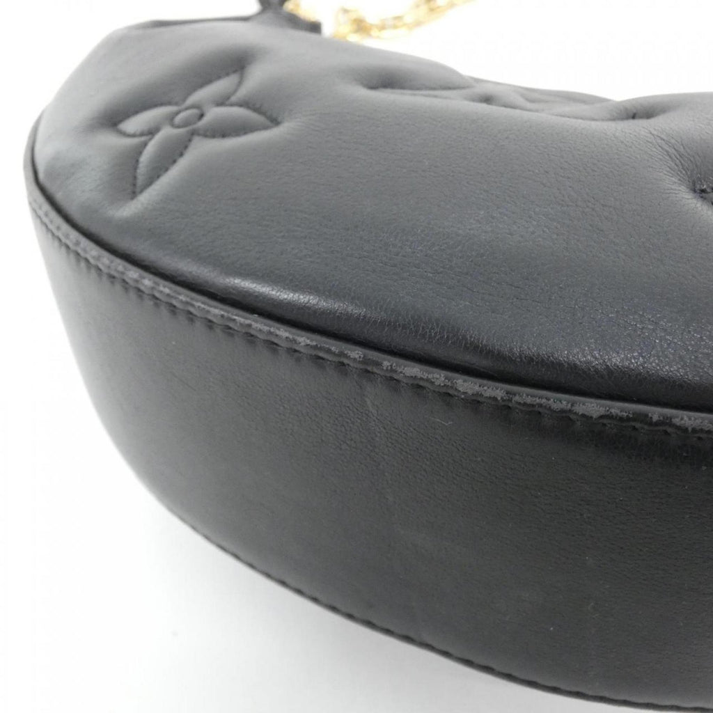 Louis Vuitton Black Leather Shoulder Bag