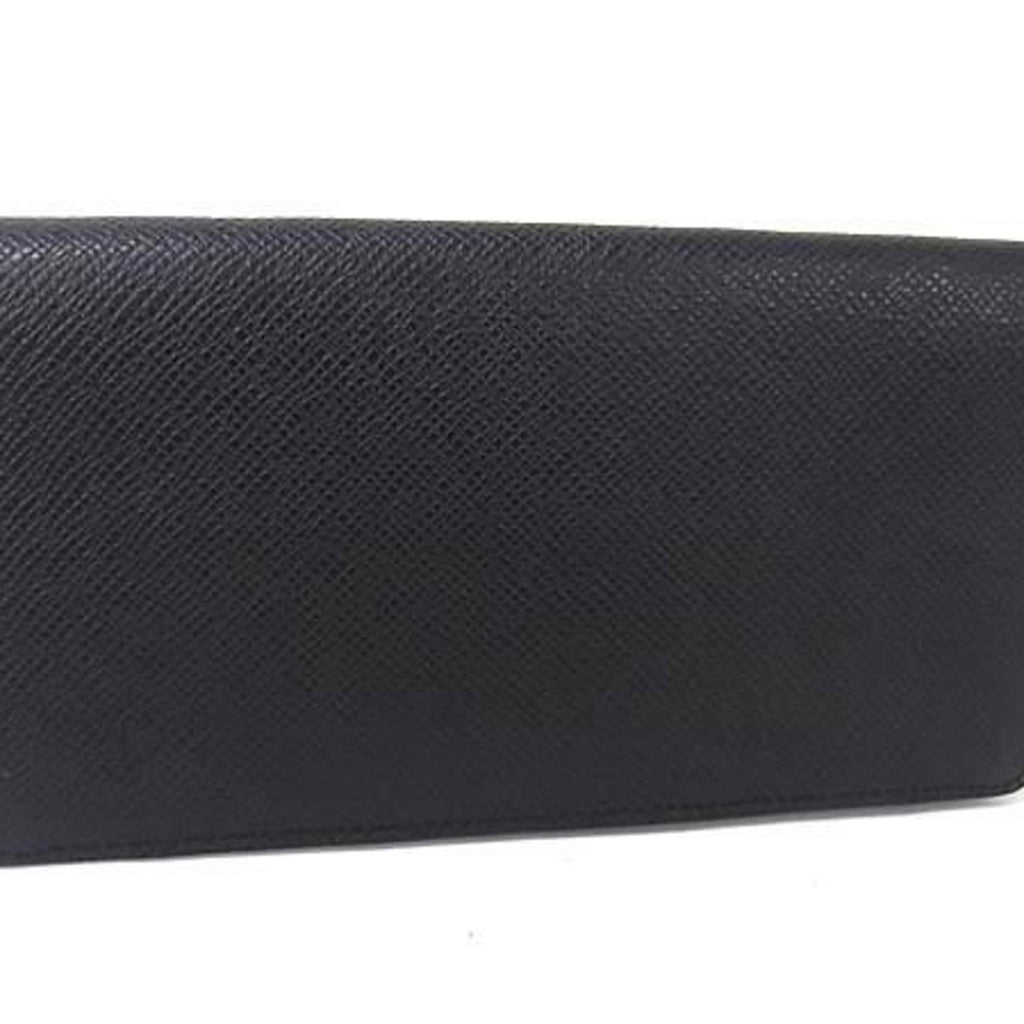 Louis Vuitton Ardoise Black Taiga Leather Coin Purse/Coin Case