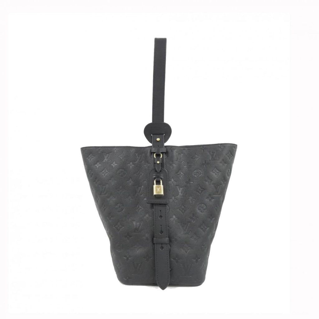 Louis Vuitton Black Leather Shoulder Bag