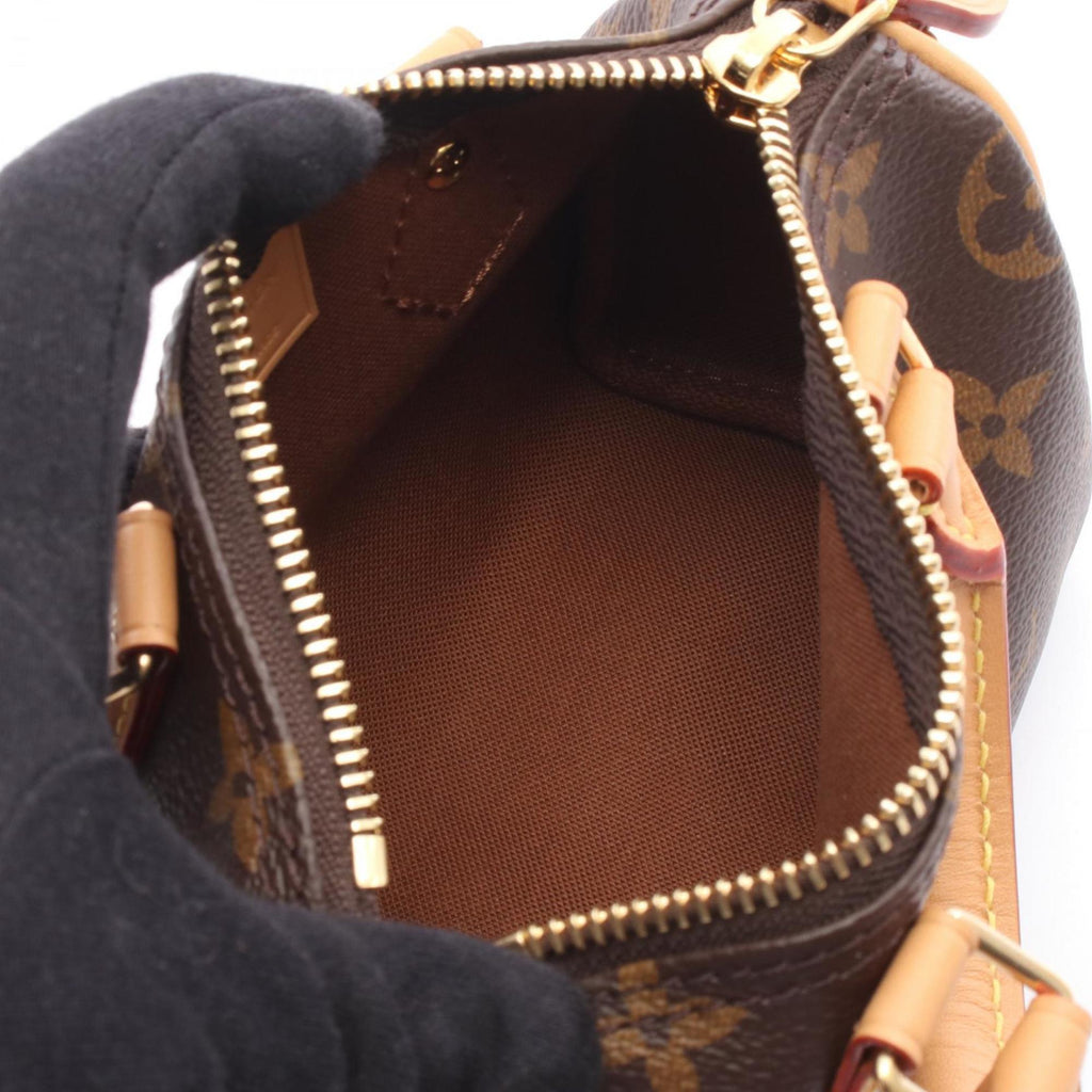 Louis Vuitton Brown Coated Canvas Pvc Monogram Leather Handbag
