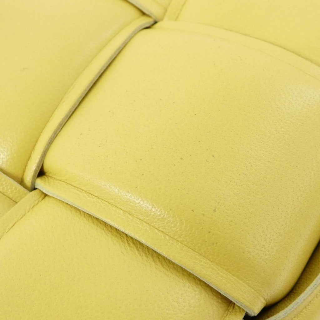 Bottega Veneta Yellow Leather Shoulder Bag