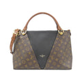 Louis Vuitton Brown Coated Canvas Leather Handbag