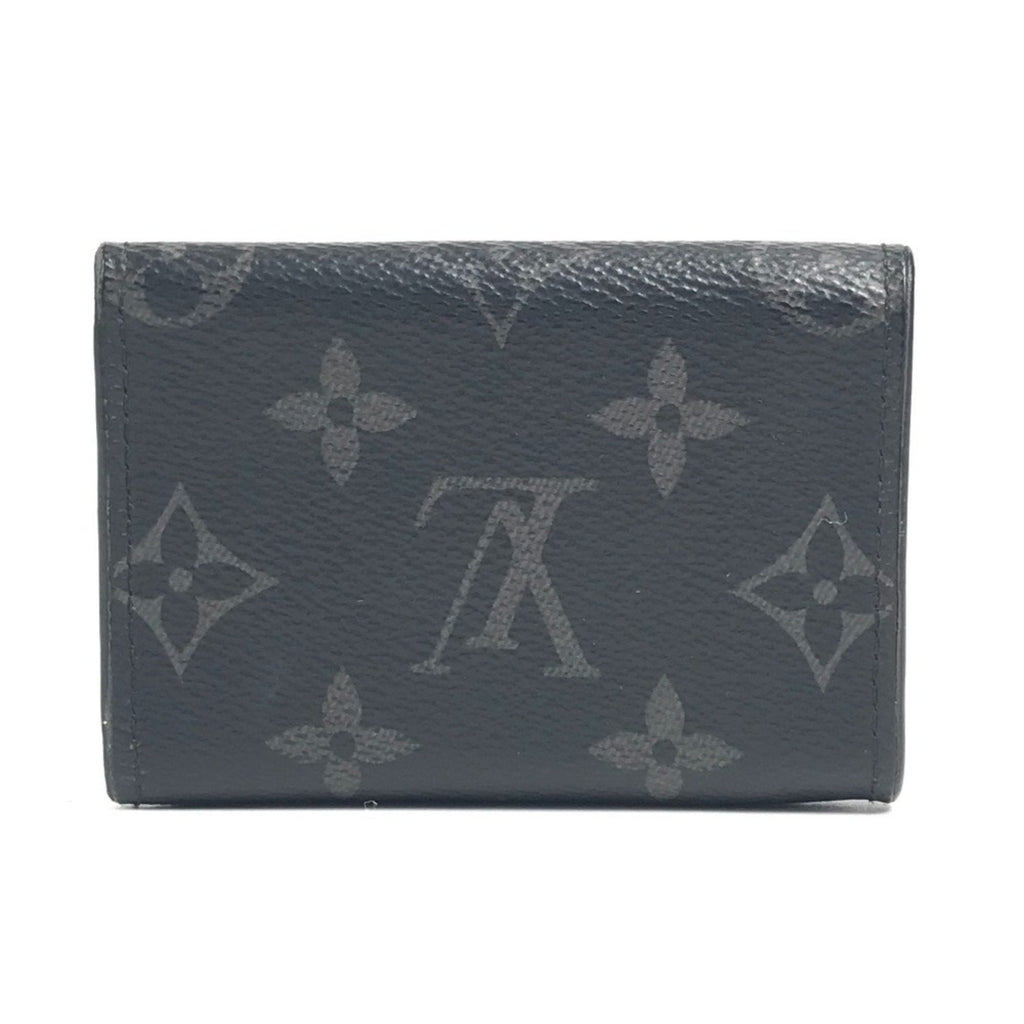 Louis Vuitton Black Gray Monogram Eclipse Canvas Wallet (Tri-Fold)