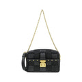 Louis Vuitton Black Leather Shoulder Bag