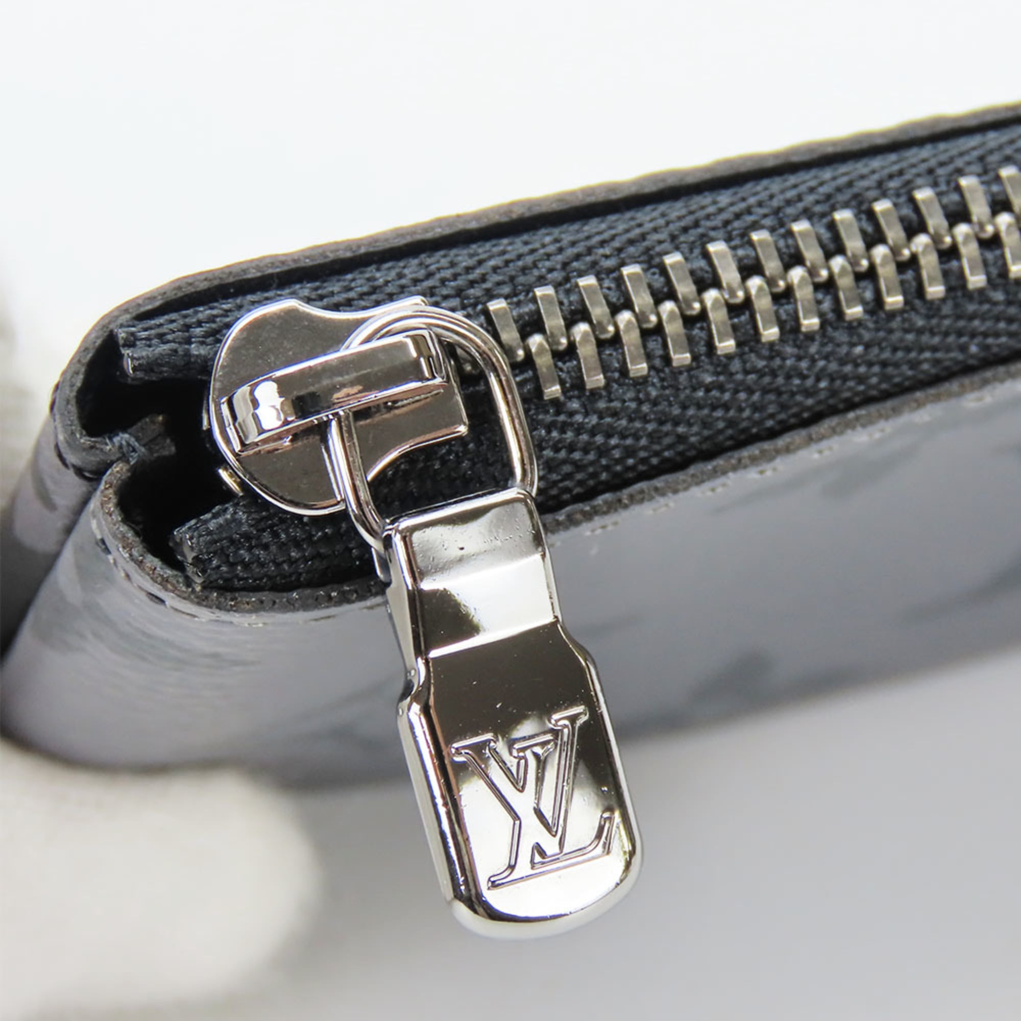 Louis Vuitton Monogram Eclipse Black Gray Monogram Eclipse Coin Purse/Coin Case