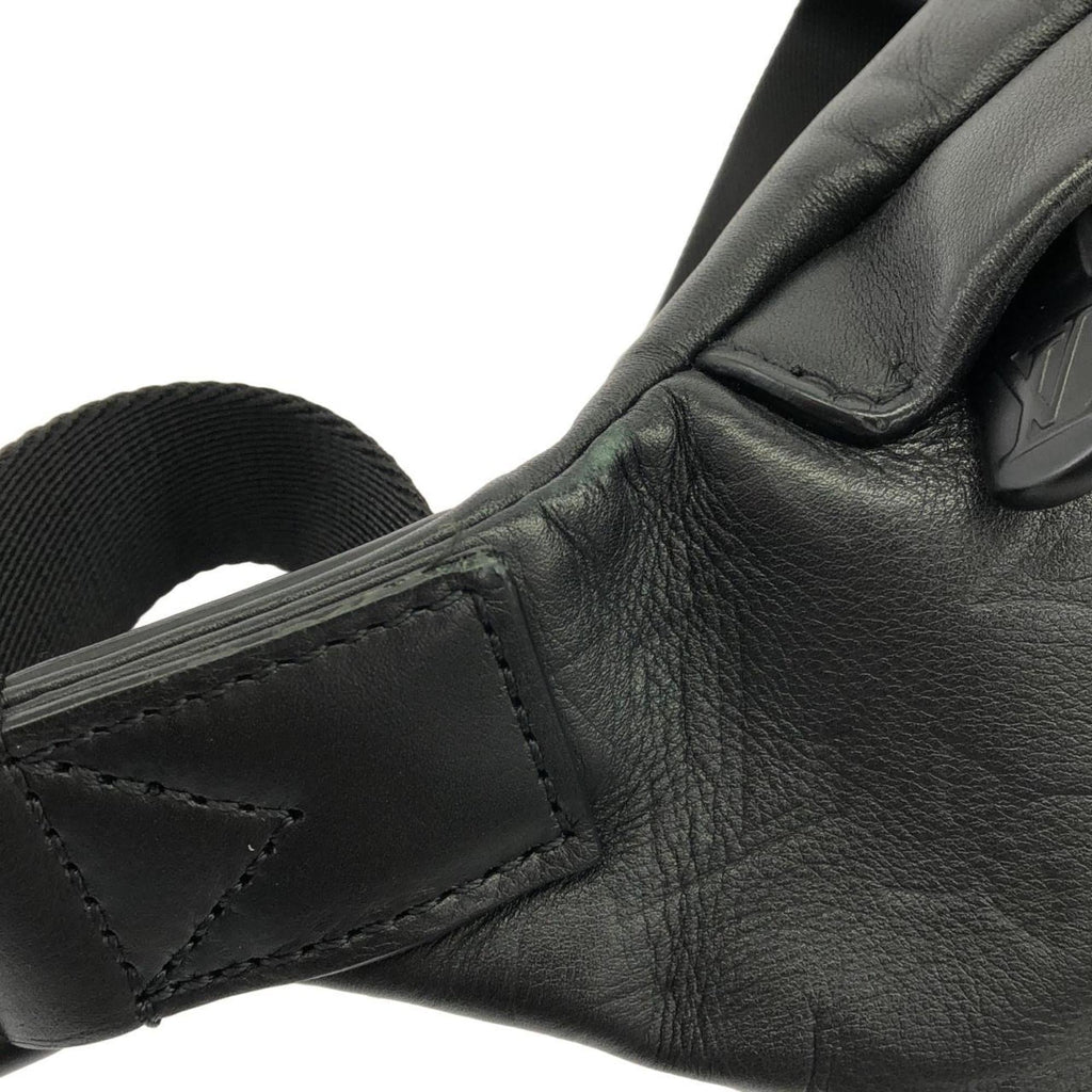 Louis Vuitton Black Leather Shoulder Bag