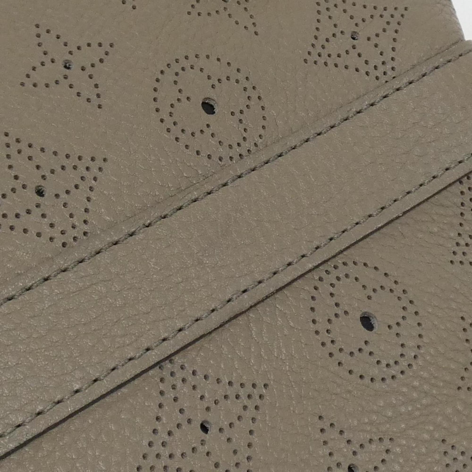 Louis Vuitton Mahina Taupe Leather Handbag