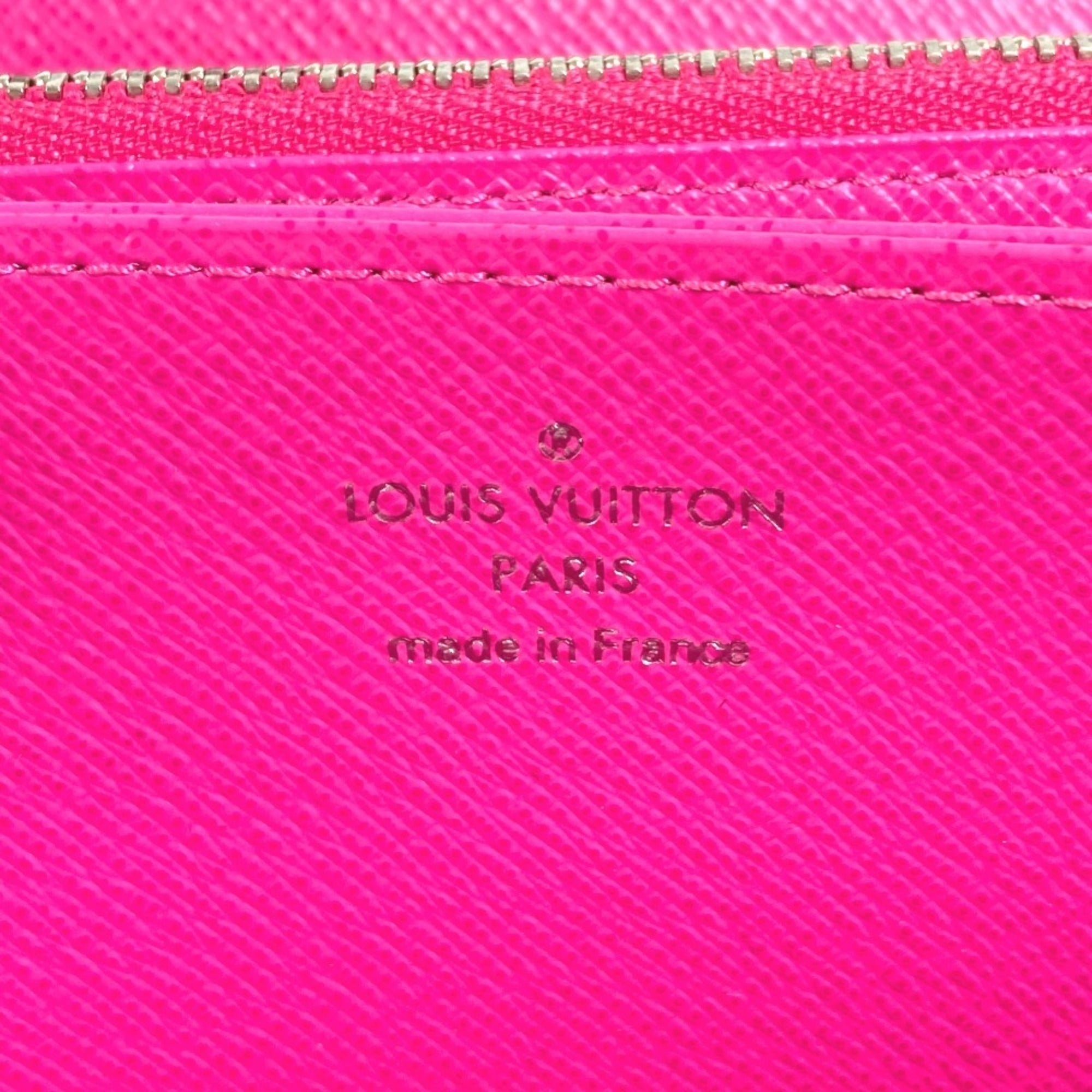 Louis Vuitton Pink Epi Leather Long Wallet