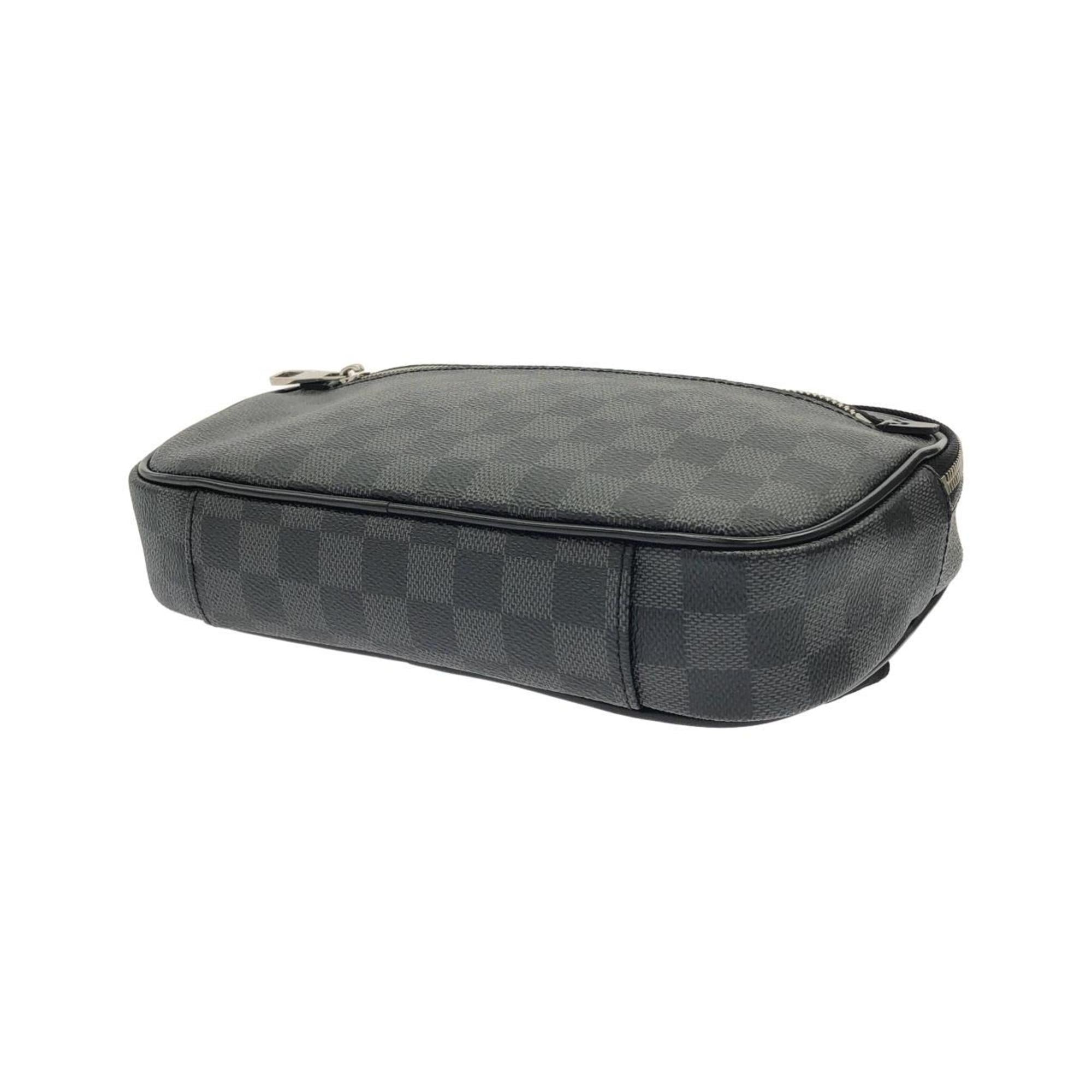 Louis Vuitton Damier Graphite Graphite Damier Graphite Coated Canvas Shoulder Bag
