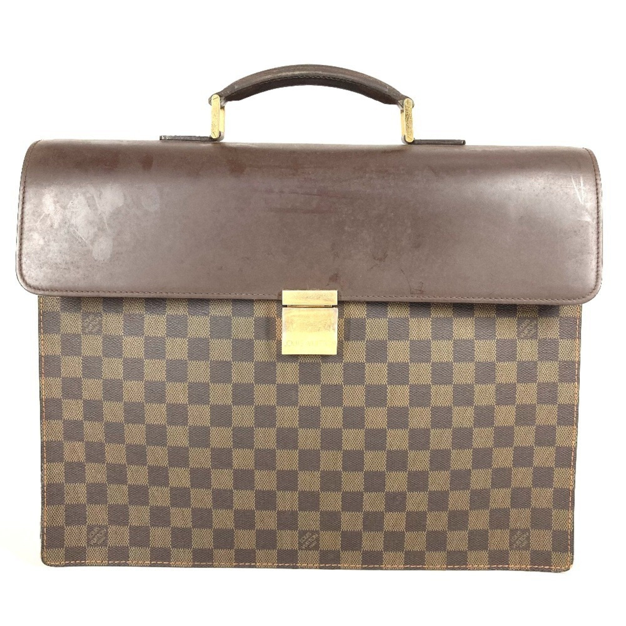 Louis Vuitton Brown Damier Canvas Ebene Damier Canvas Briefcase Handbag