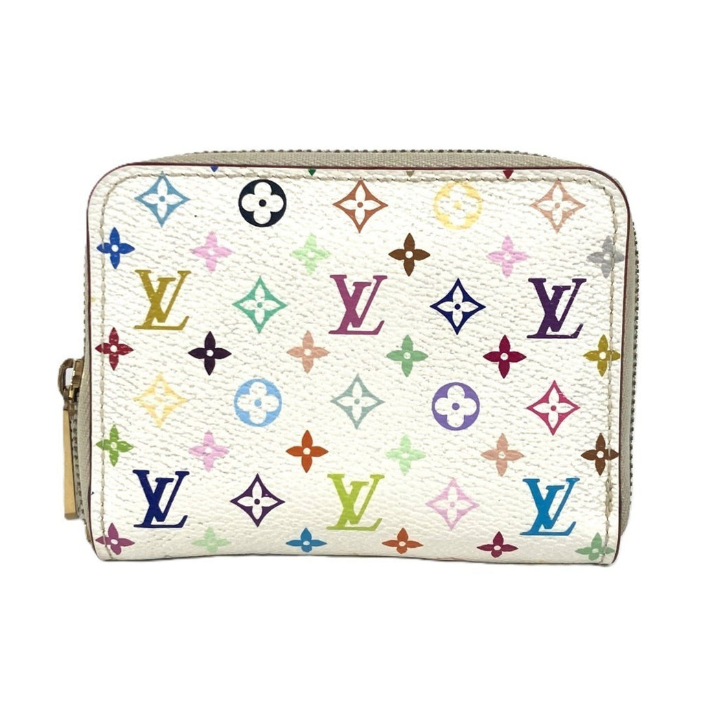 Louis Vuitton Monogram Multicolore Litchi White Monogram Multicolore Coin Purse/Coin Case