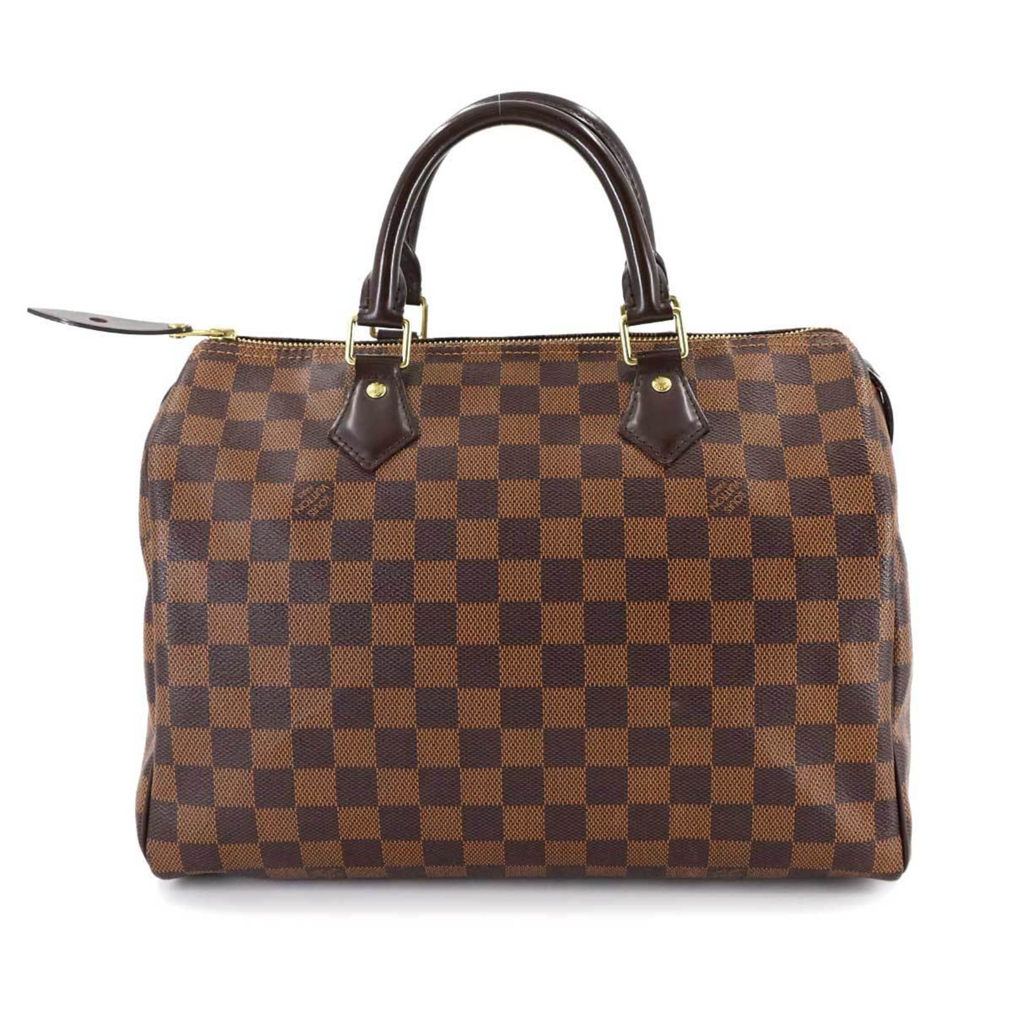 Louis Vuitton Brown Damier Canvas Ebene Damier Canvas Boston Bag Handbag