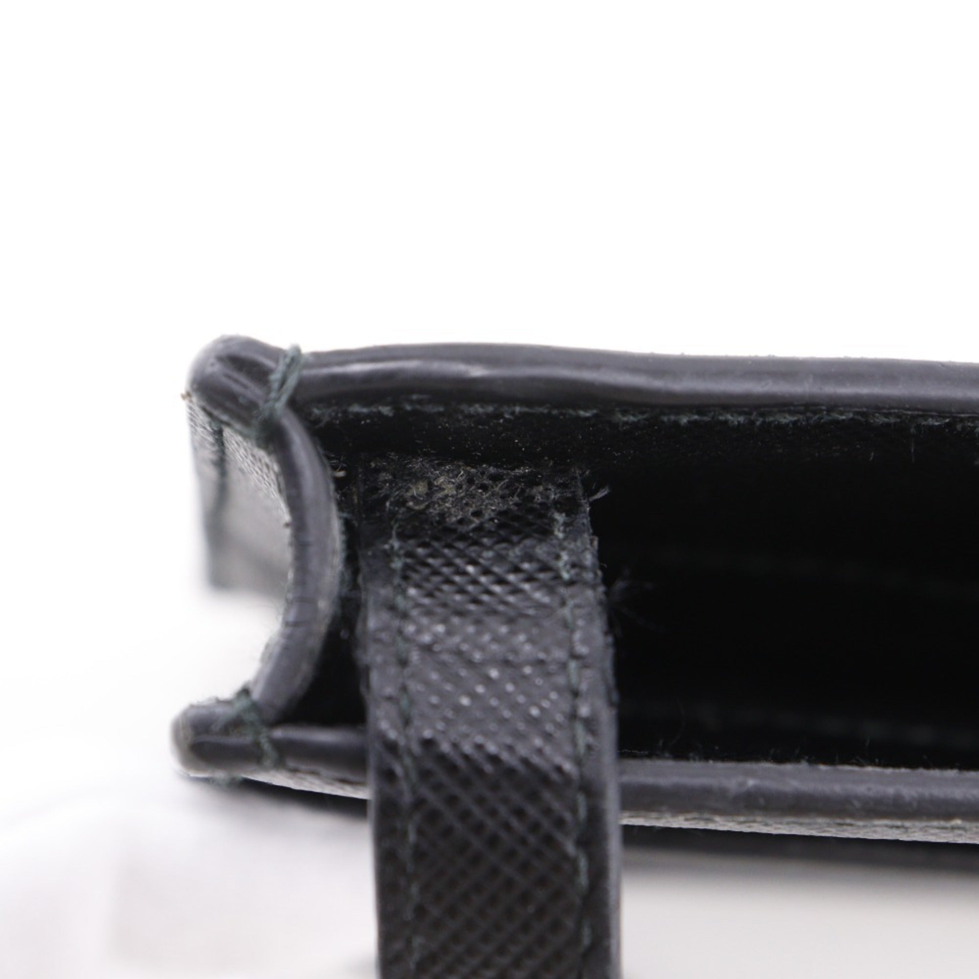 Prada Black Leather Shoulder Bag