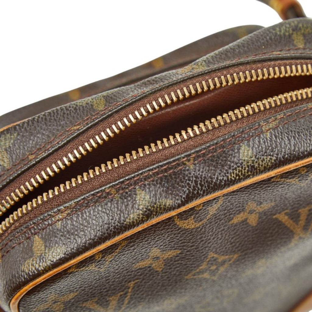 Louis Vuitton Brown Pvc Leather Shoulder Bag