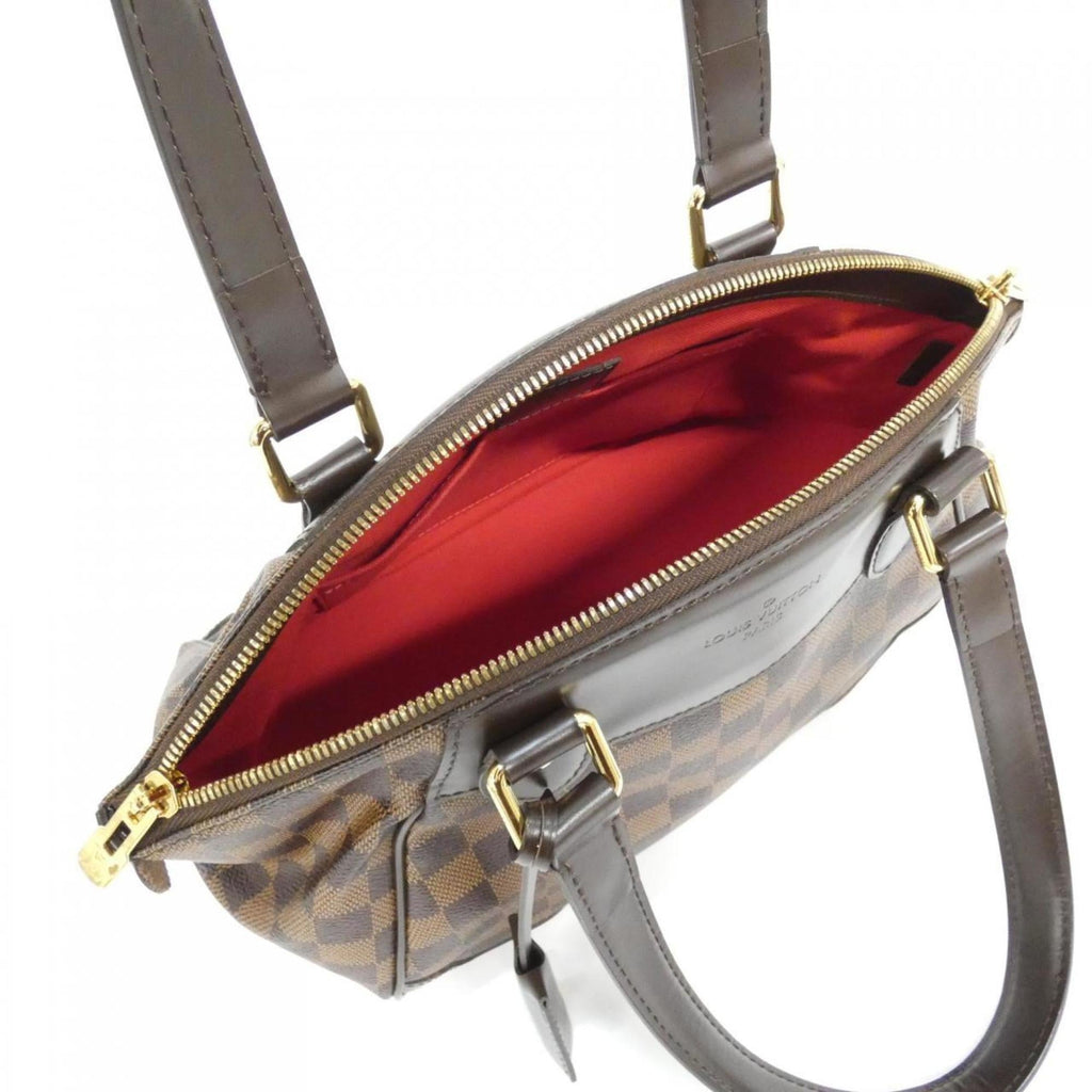Louis Vuitton Brown Coated Canvas Handbag