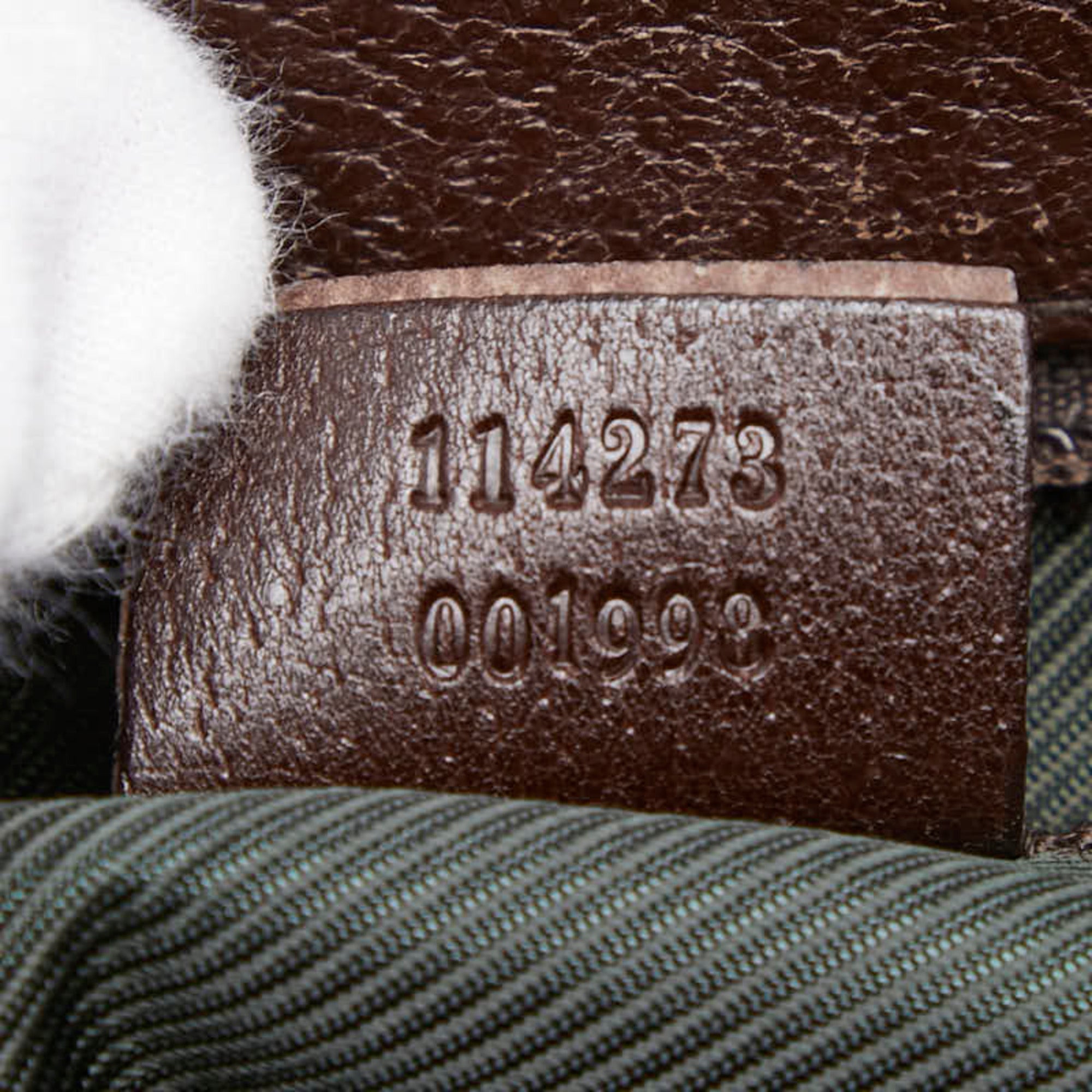 Gucci Brown Canvas Leather Shoulder Bag (Pre-Owned)