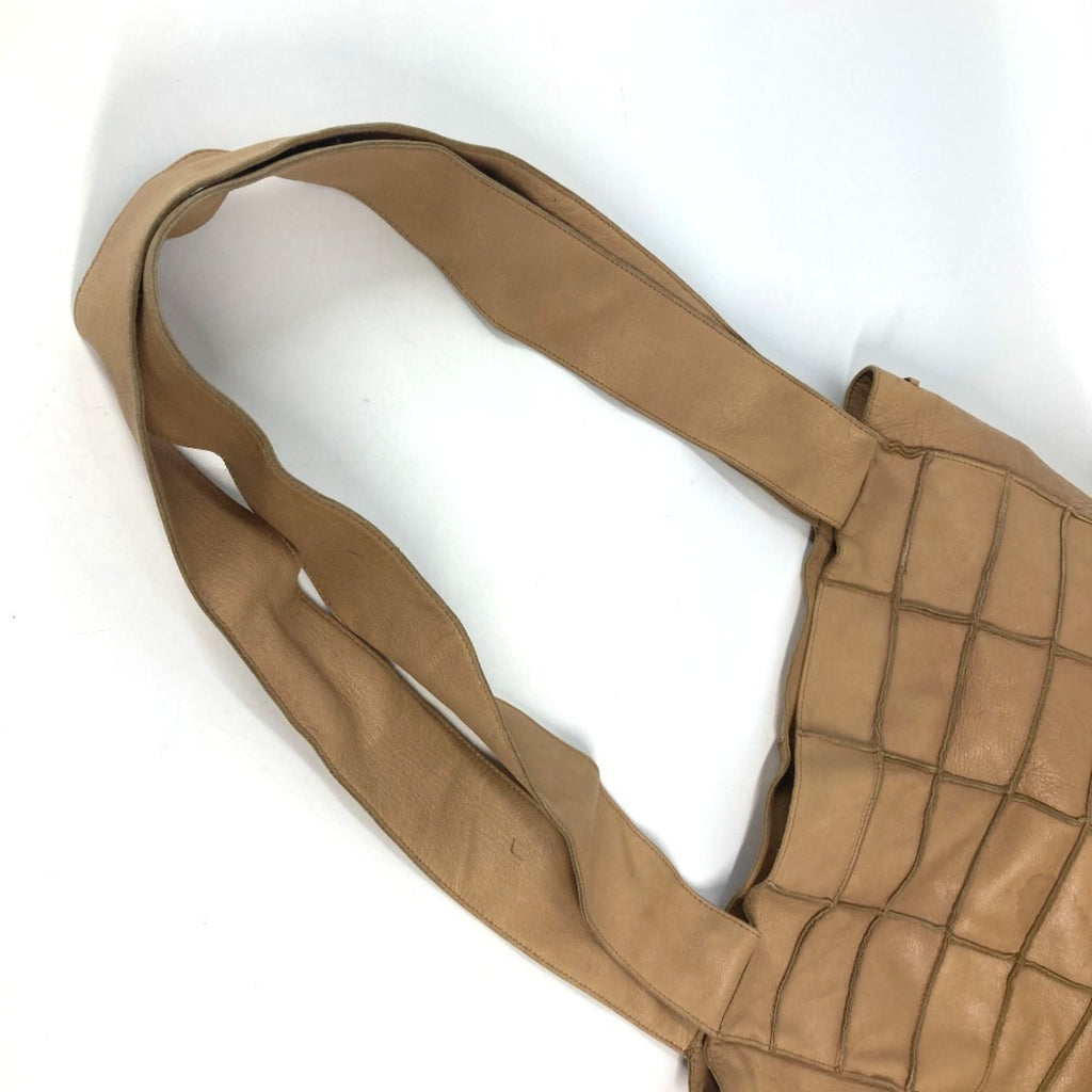 Chanel Beige Leather Shoulder Bag Tote Bag