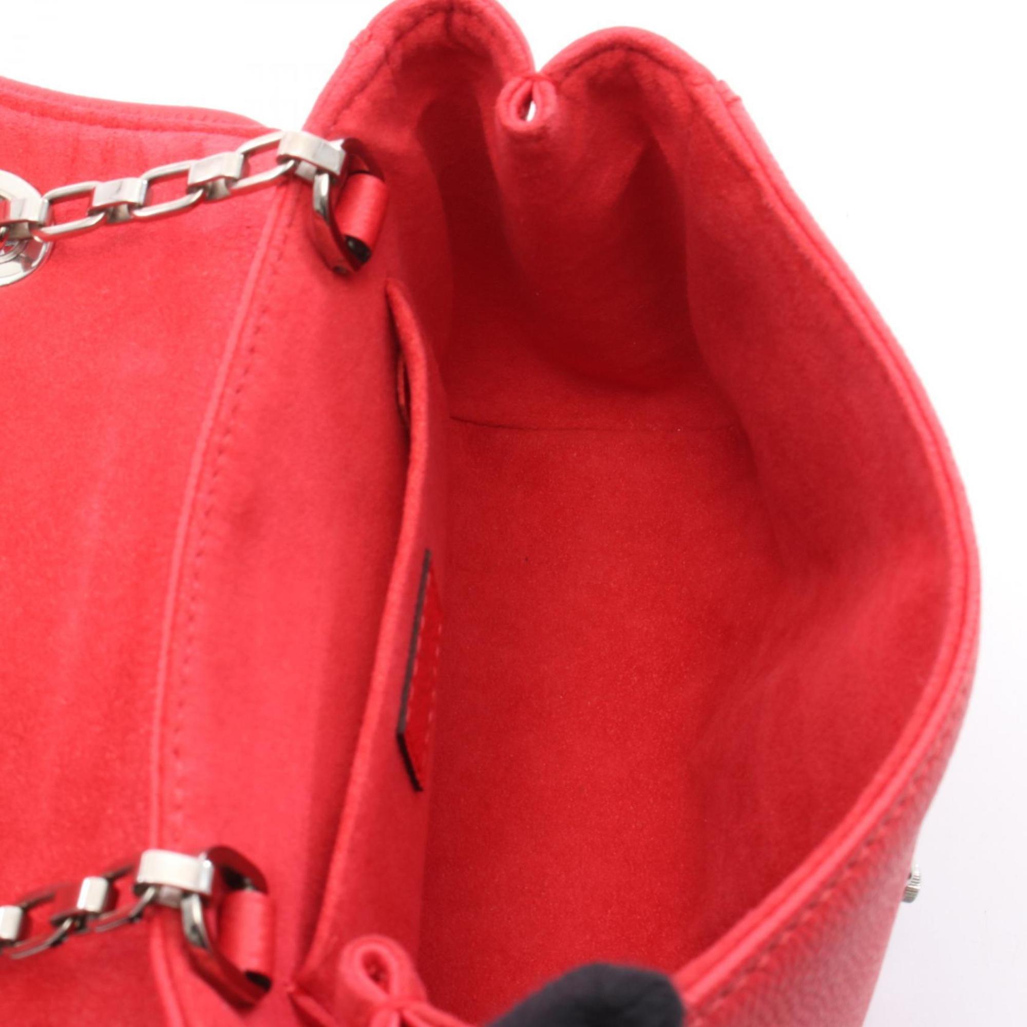 Louis Vuitton Red Color Leather Shoulder Bag