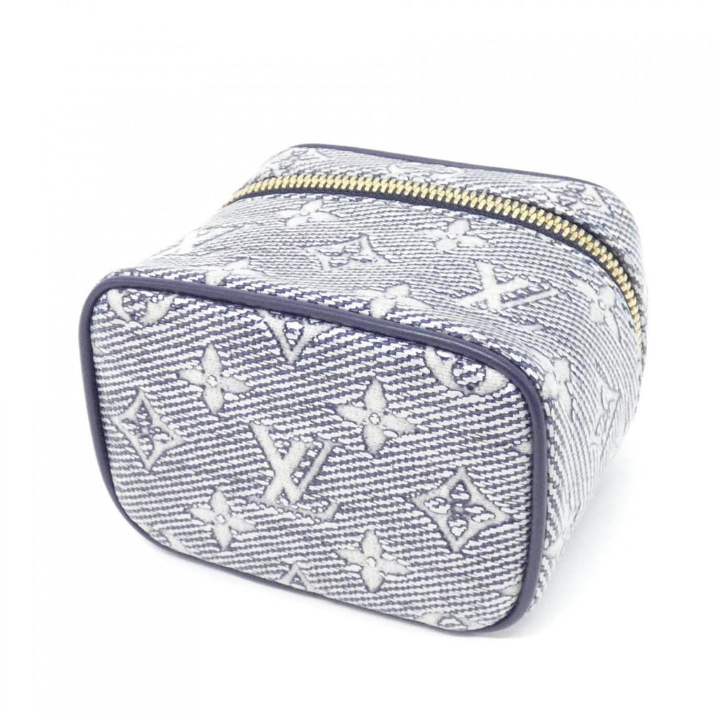 Louis Vuitton Monogram Blue Cotton Shoulder Bag