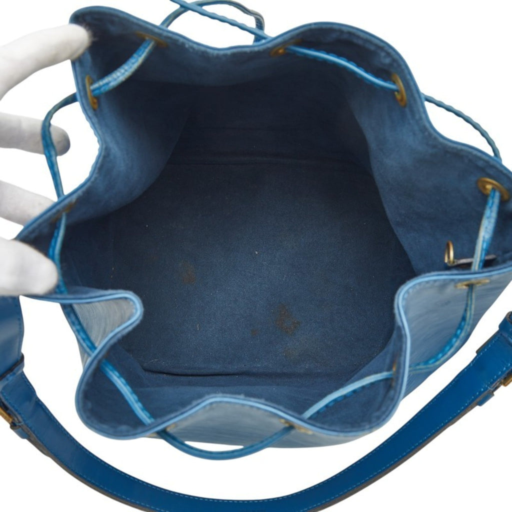 Louis Vuitton Toledo Blue Leather Shoulder Bag