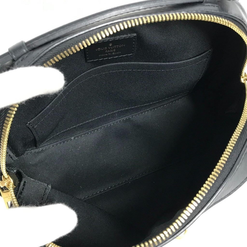 Louis Vuitton Black Brown Noir Monogram Pochette Shoulder Bag