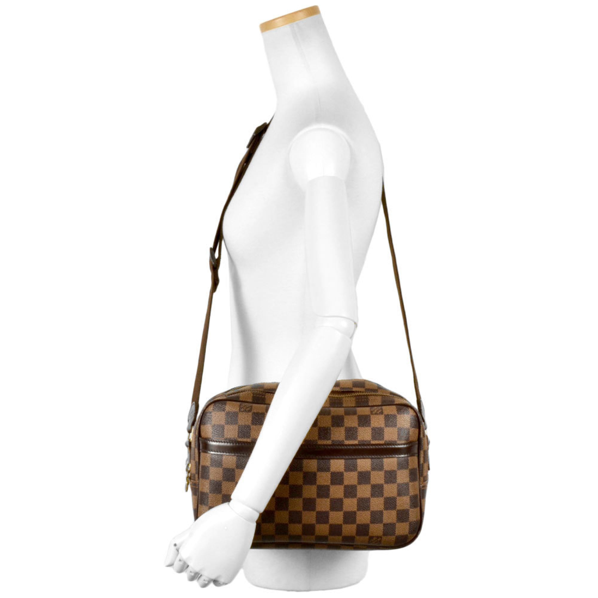 Louis Vuitton Brown Damier Canvas Ebene Damier Canvas Shoulder Bag