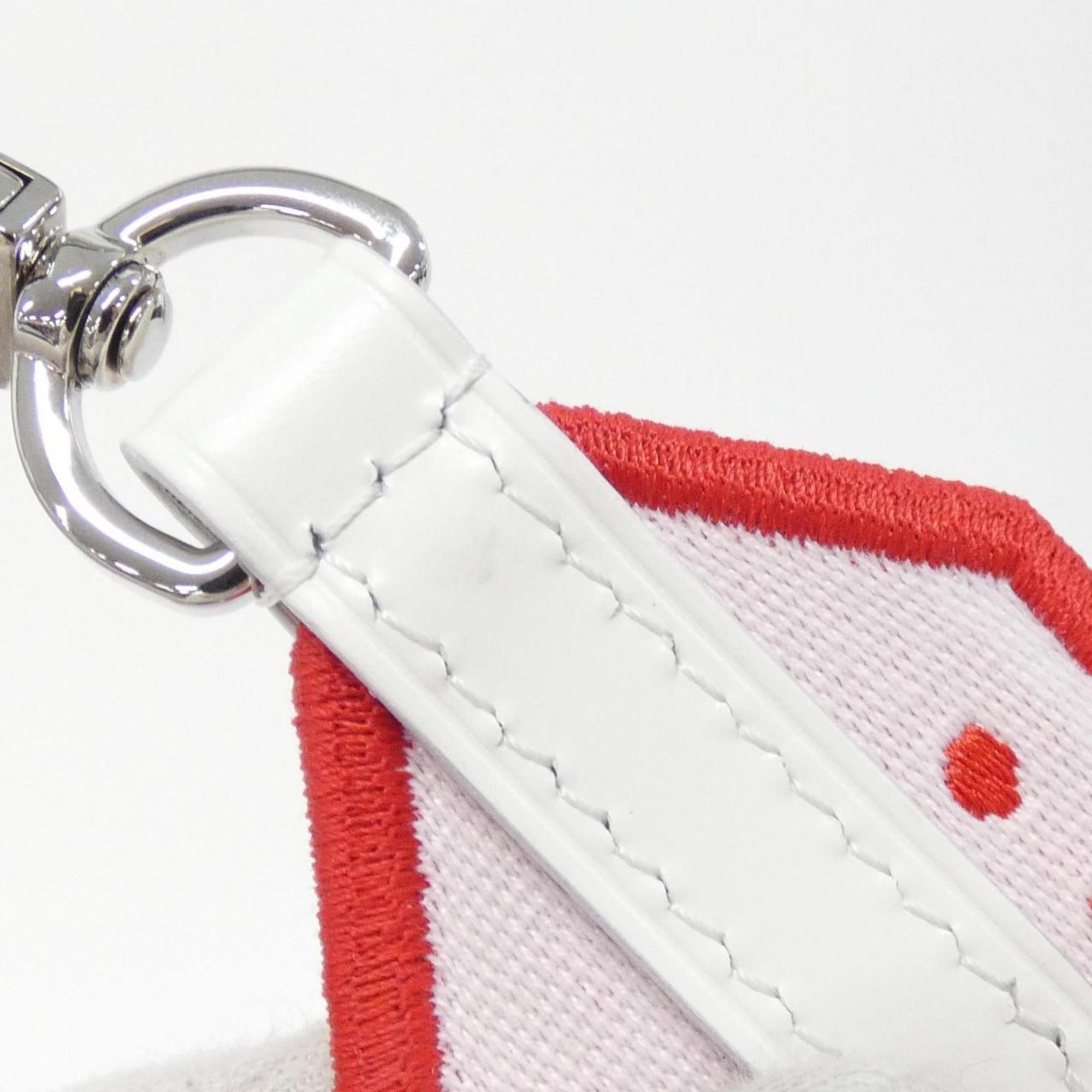 Louis Vuitton Blanc Rouge White Leather Handbag