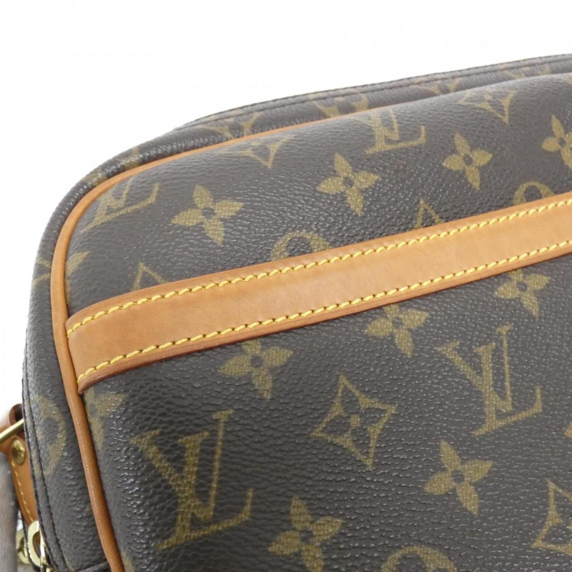 Louis Vuitton Marron Coated Canvas Shoulder Bag