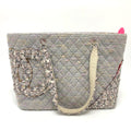 Chanel Purple Tweed Tote Bag