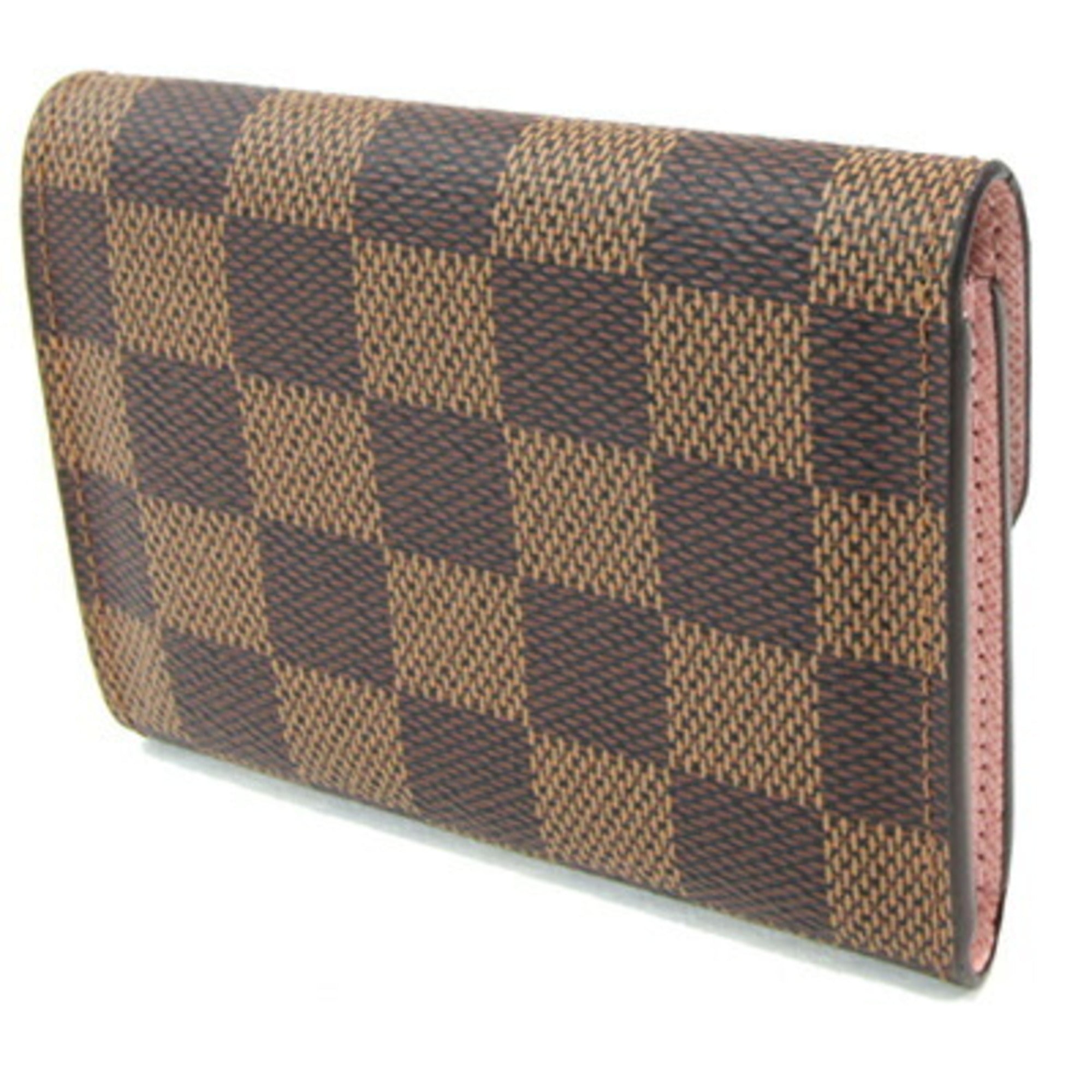 Louis Vuitton Damier Canvas Rose Ballerine Coin Purse/Coin Case