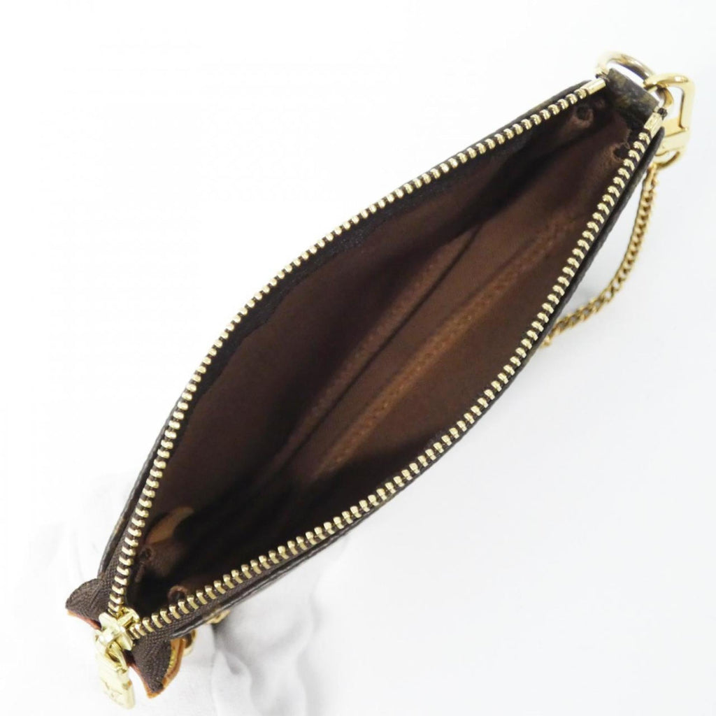 Louis Vuitton Marron Monogram Coated Canvas Pochette Pouch