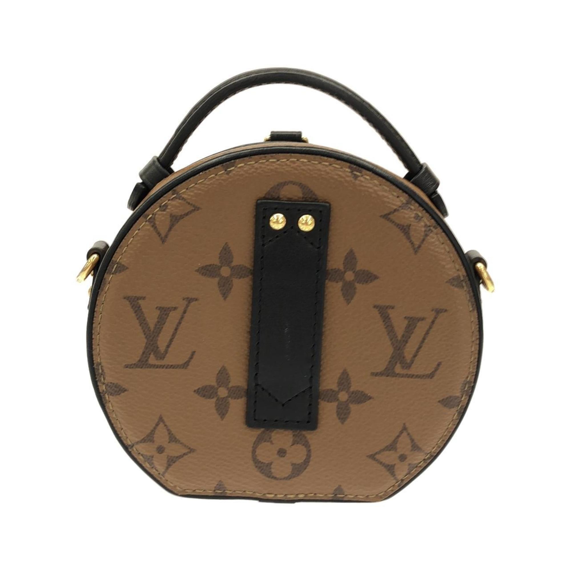 Louis Vuitton Brown Coated Canvas Shoulder Bag