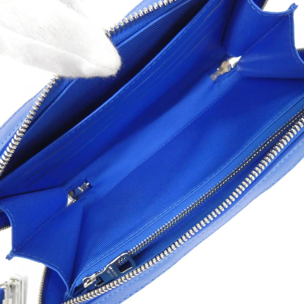 Louis Vuitton Blue Coated Canvas Shoulder Bag