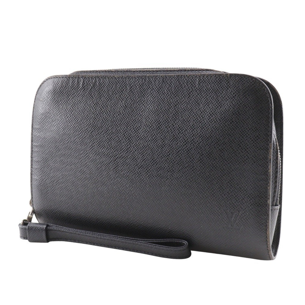 Louis Vuitton Taiga Ardoise Black Taiga Leather Handbag