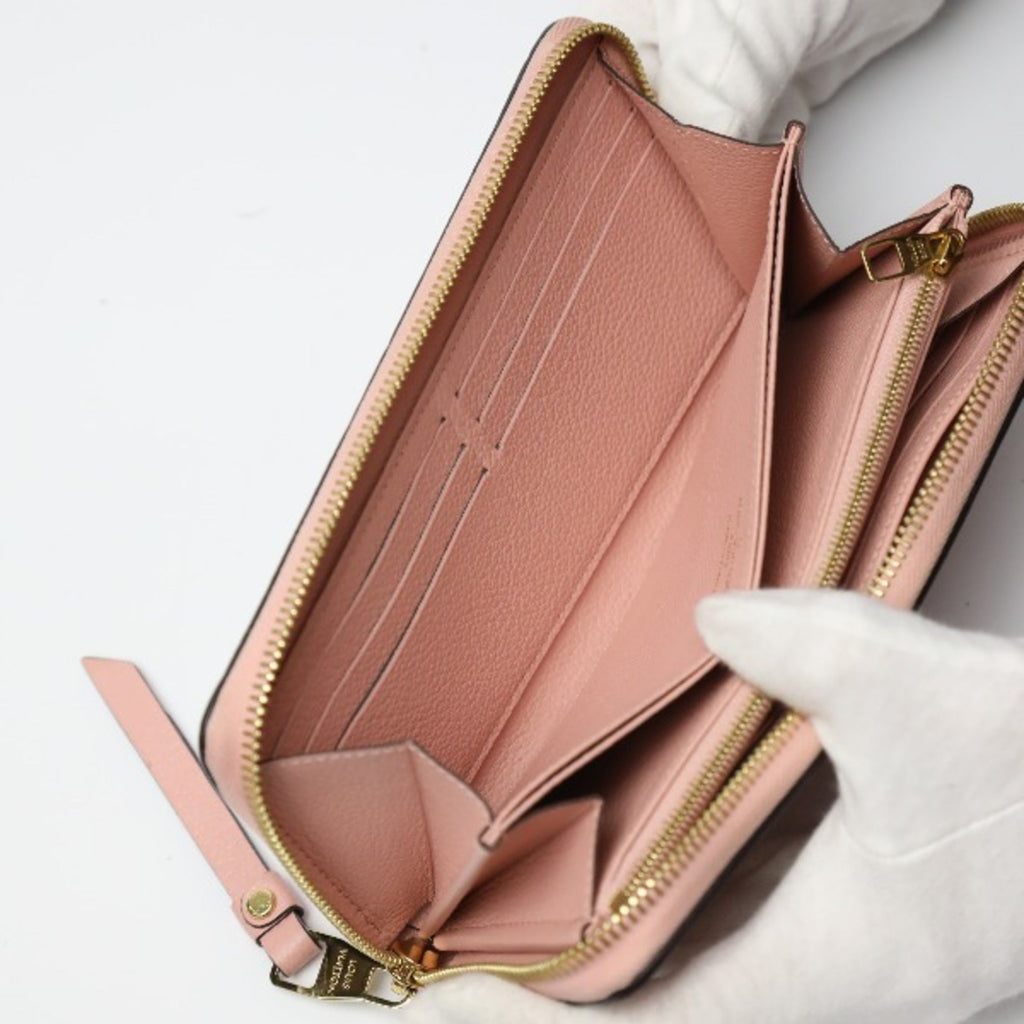 Louis Vuitton Monogram Empreinte Rose Poudre Monogram Empreinte Long Wallet