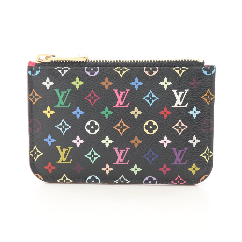 Louis Vuitton Black Grenade Multi-Color Noir Monogram Multicolore Coin Purse/Coin Case