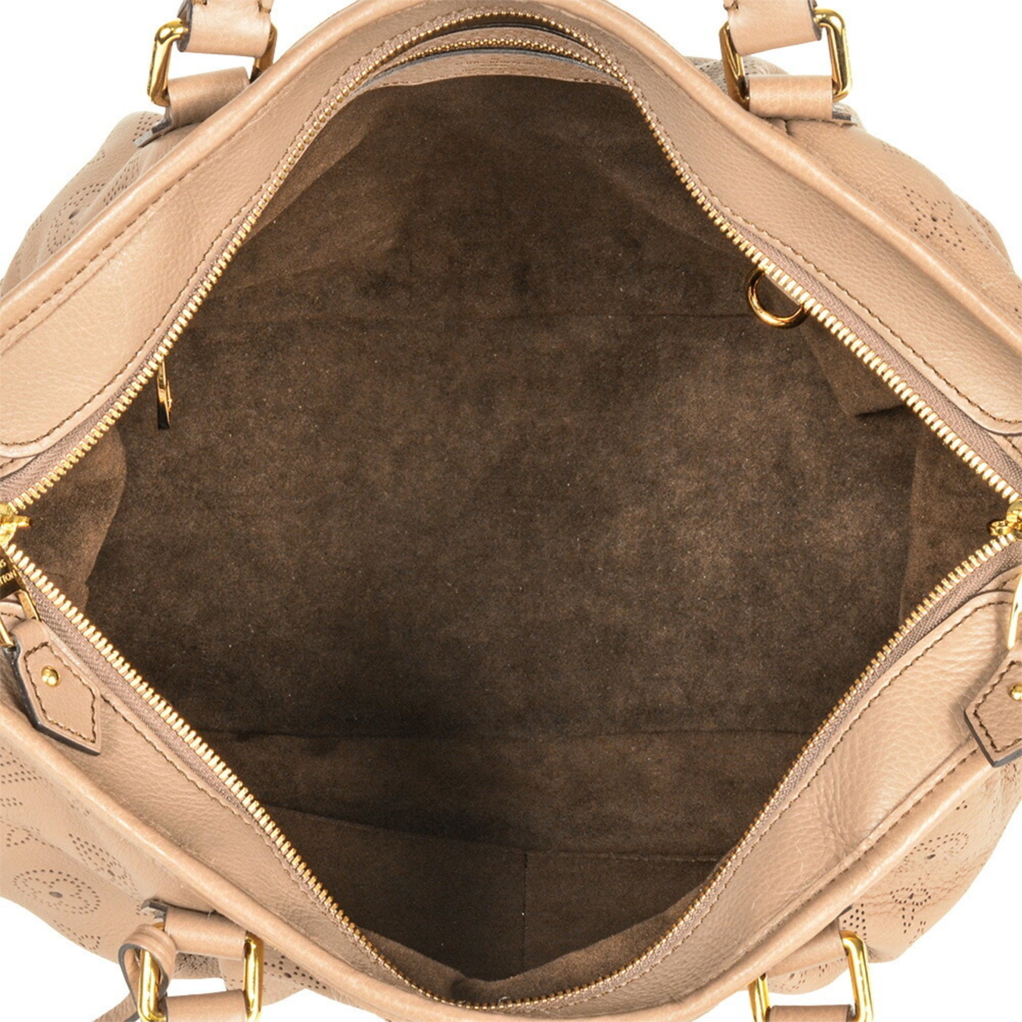 Louis Vuitton Beige Beige Poodle Monogram Mahina Leather Tote Bag