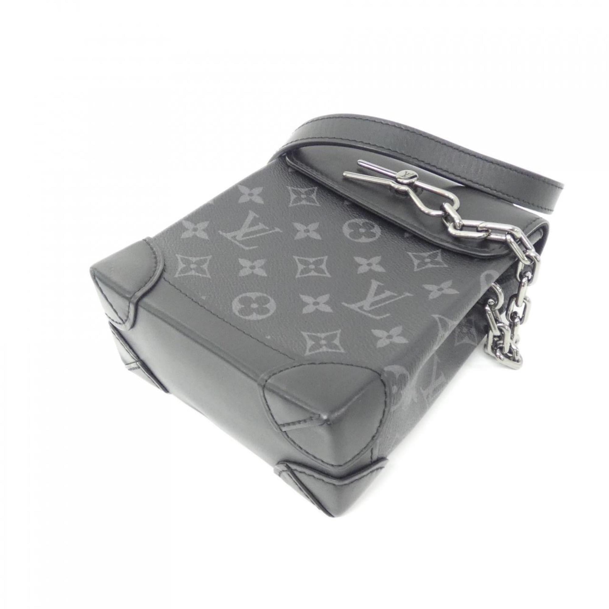 Louis Vuitton Black Coated Canvas Shoulder Bag