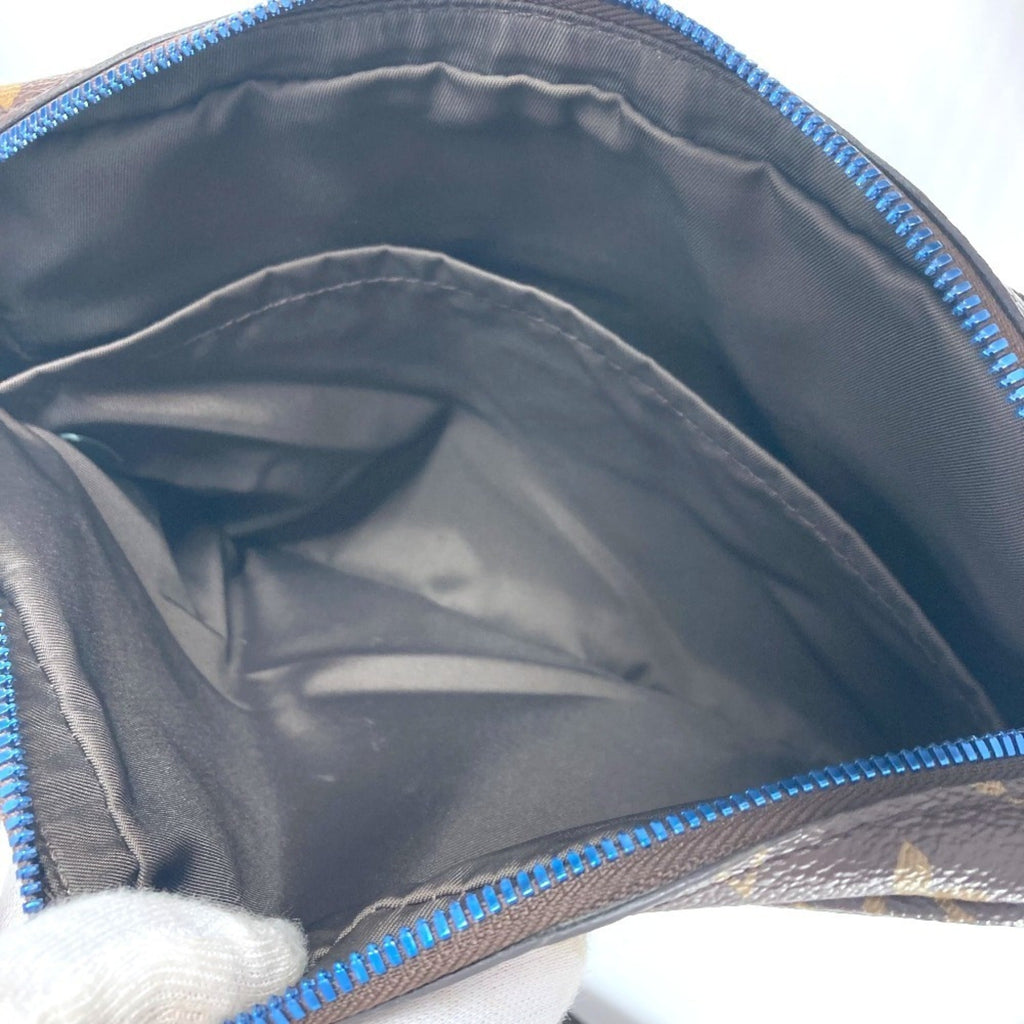Louis Vuitton Monogram Blue Brown Monogram Shoulder Bag