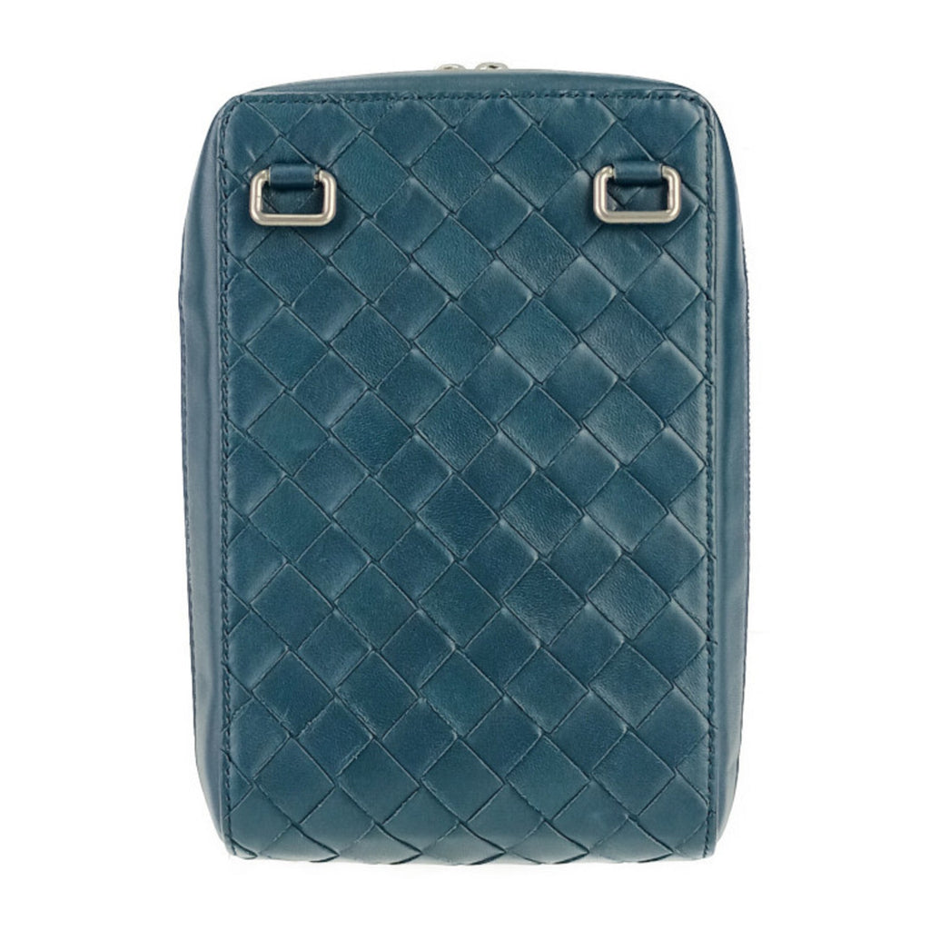 Bottega Veneta Blue Intrecciato Handbag Shoulder Bag Tote Bag