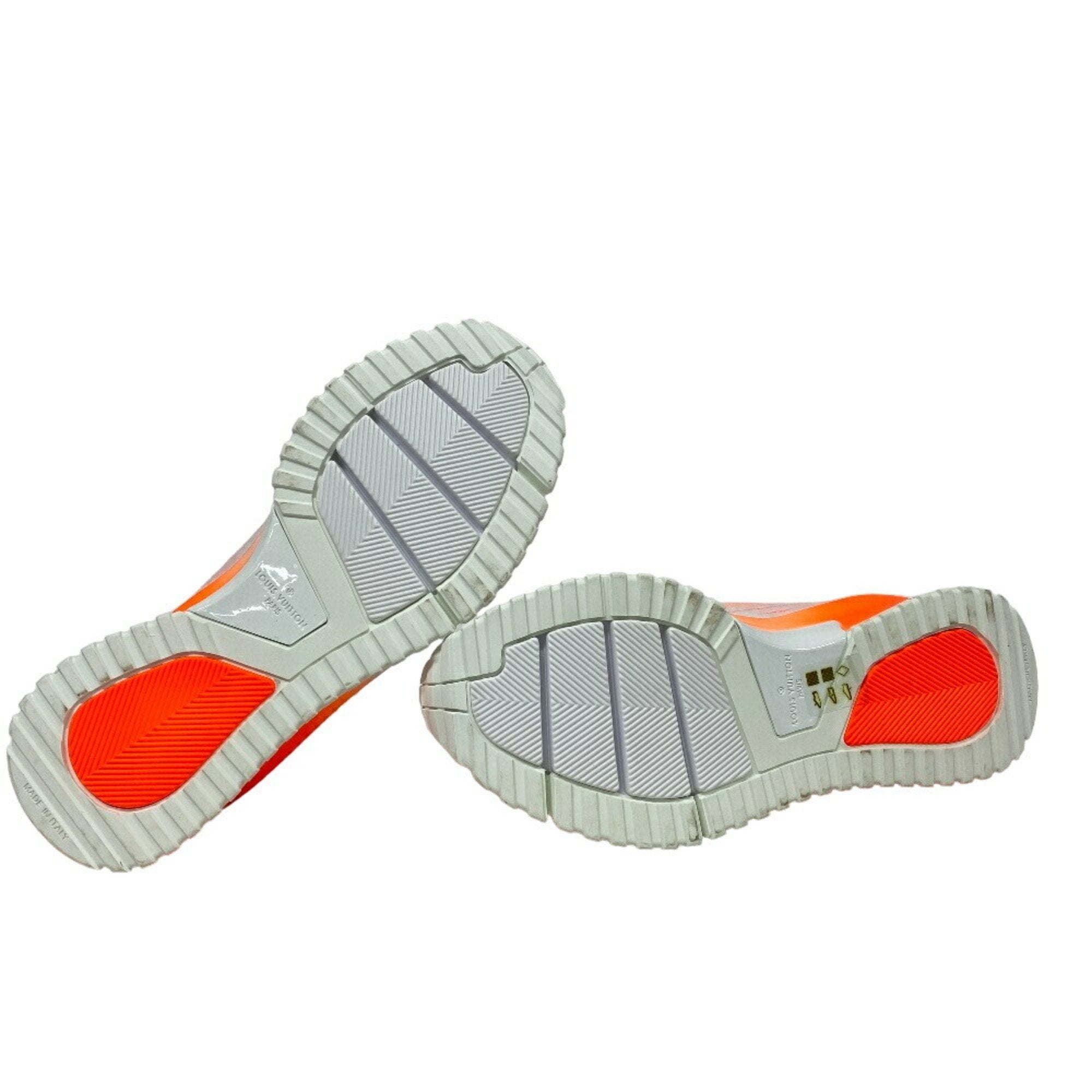 Louis Vuitton Orange White Sneakers