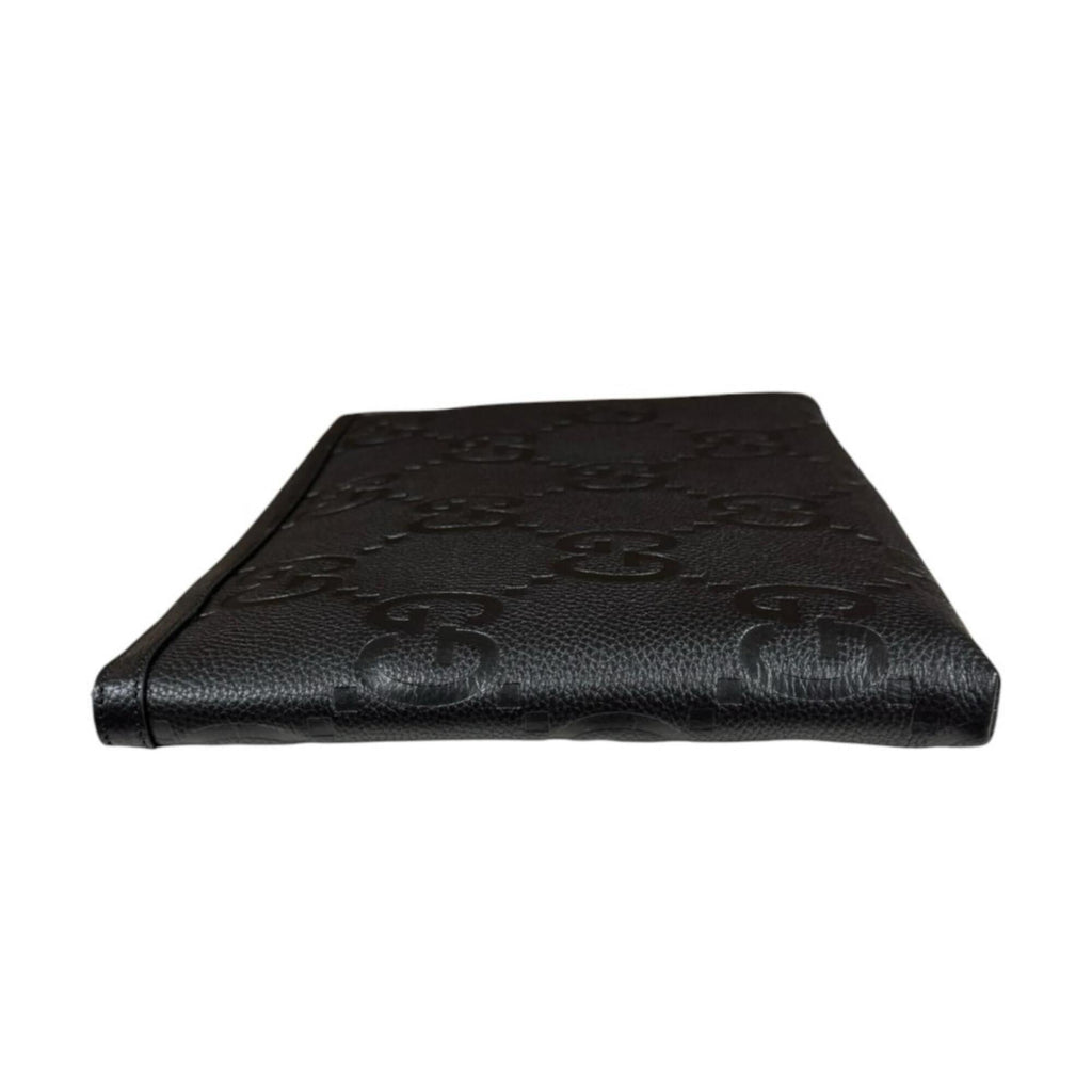 Gucci Black Leather Clutch Bag (Pre-Owned)