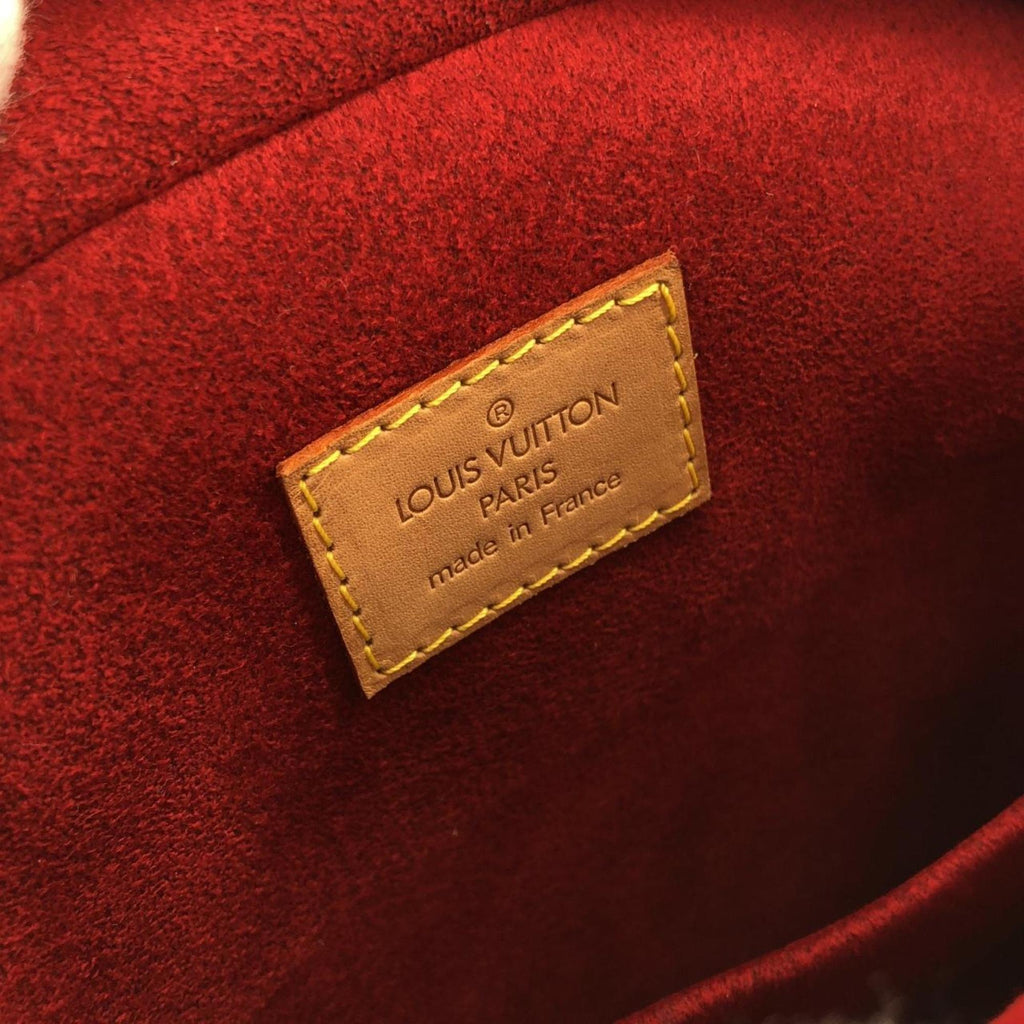 Louis Vuitton Marron Coated Canvas Handbag