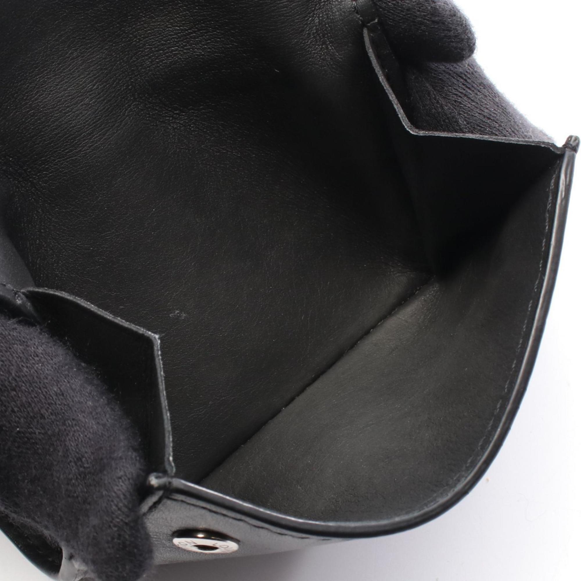 Louis Vuitton Black Noir Monogram Shadow Wallet (Tri-Fold)