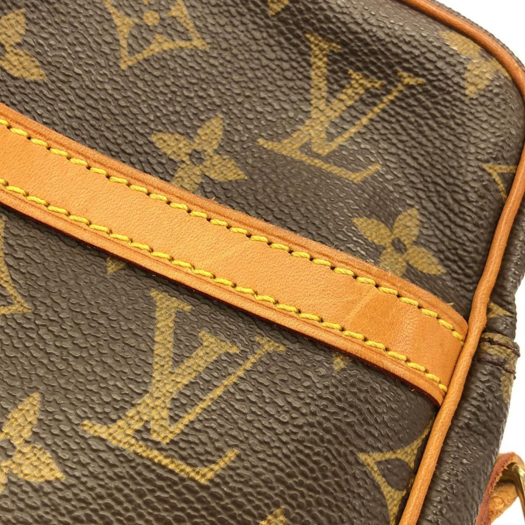 Louis Vuitton Marron Coated Canvas Shoulder Bag