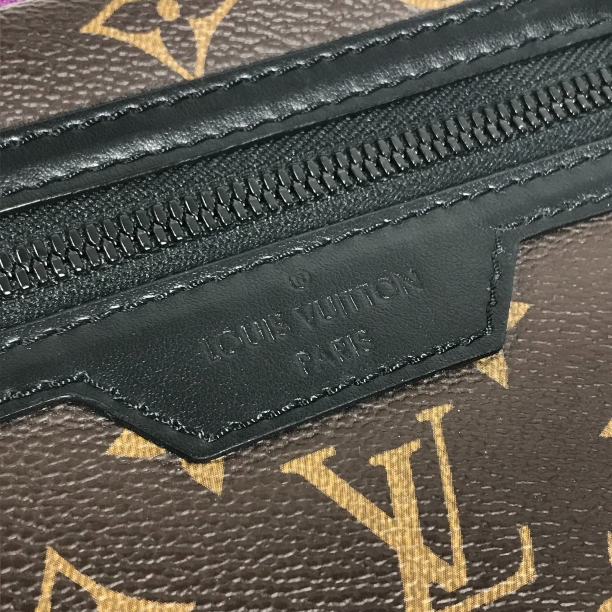 Louis Vuitton Brown Purple Monogram Pochette Shoulder Bag