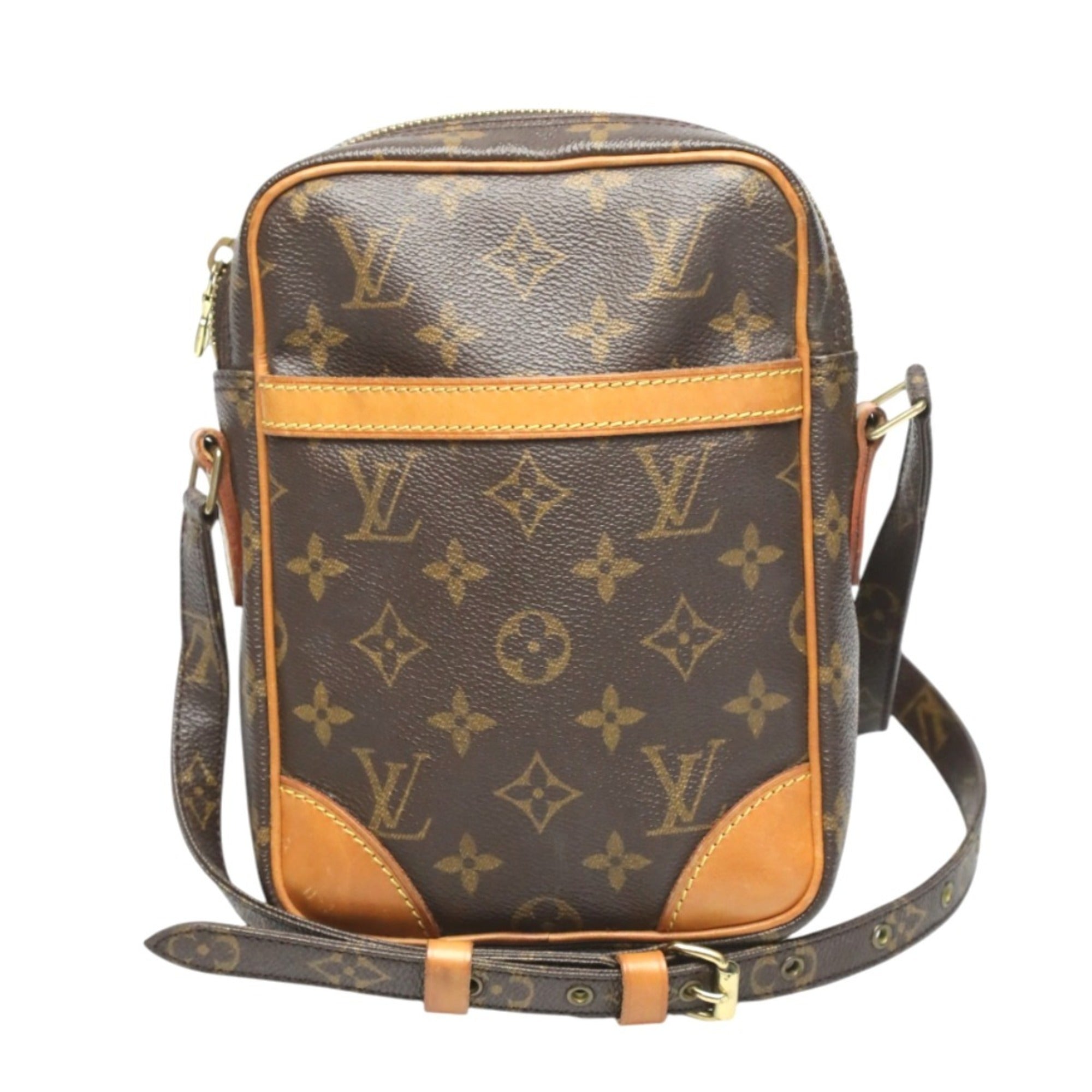 Louis Vuitton Brown Monogram Canvas Shoulder Bag