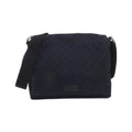 Gucci Black Gg Canvas Shoulder Bag (Pre-Owned)